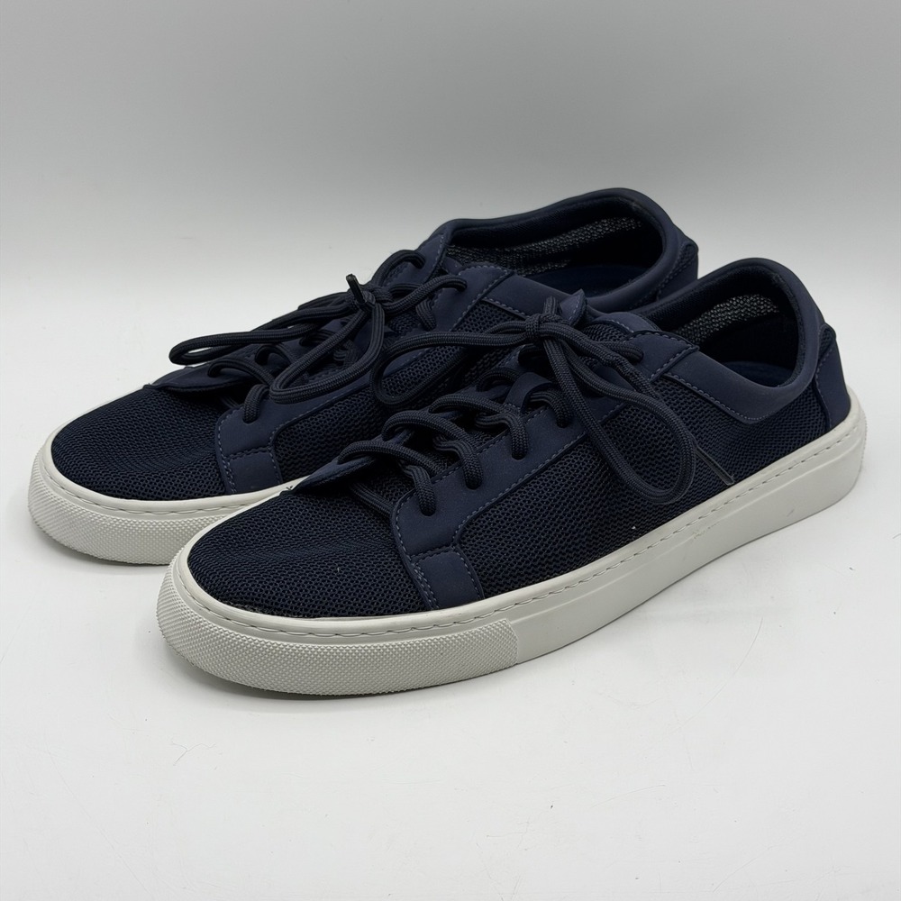 Peter Millar Drift V2 Navy Sneaker Mesh Nubuck Lace-Up Casual Men's Shoes Sz 9.5
